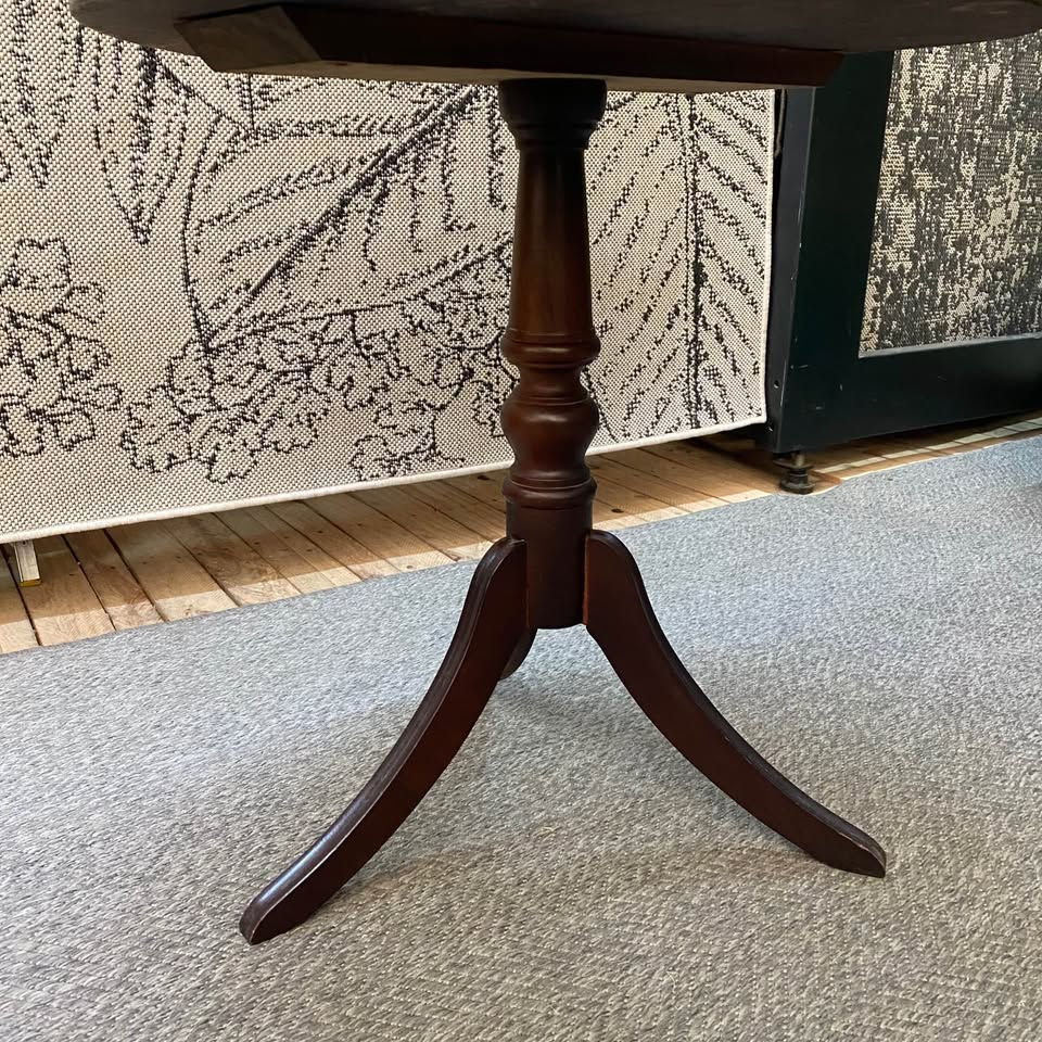 Thumbnail: Round Oxford Side Table / Pedestal Table / Wine Table