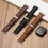Thumbnail: Leather Watch Band for apple watch strap 49mm 44mm 45mm 42mm 38mm 40mm 41mm Woma
