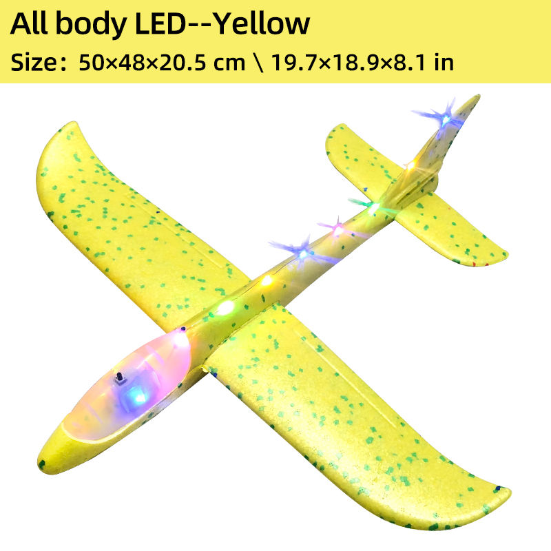 Miniatura: 50CM Big Foam Plane Glider Hand Throw Airplane Light Inertial EPP Bubble Planes 