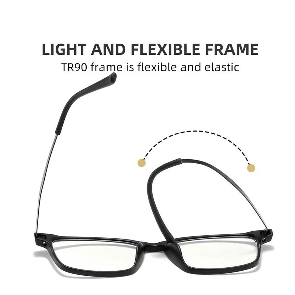 Thumbnail: High Quality Pure Titanium Reading Glasses for Men Anti Blue Light Presbyopia Ey