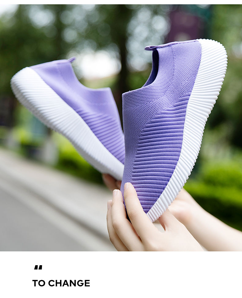 Miniatura: Women Vulcanized Shoes High Quality Women Sneakers Slip On Flats Shoes Women Loa