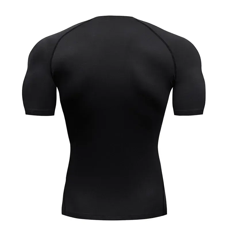 Miniatura: Men's Spider Print Compression Shirt, Quick Dry T-Shirt, Gym Running Jersey, Bre