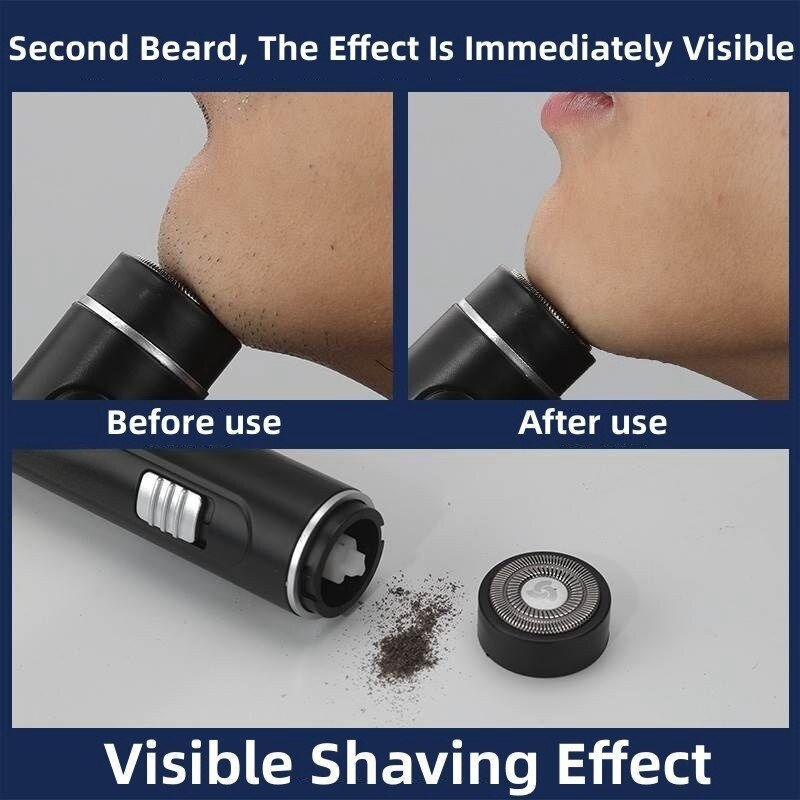 Miniatura: Compact & Convenient Electric Razor for Men - USB Rechargeable, Wet & Dry, Easy 