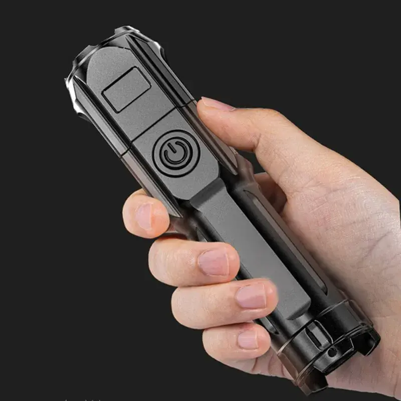Thumbnail: Flash Light Portable Rechargeable Spotlights High Power Rechargeable Led Flashli