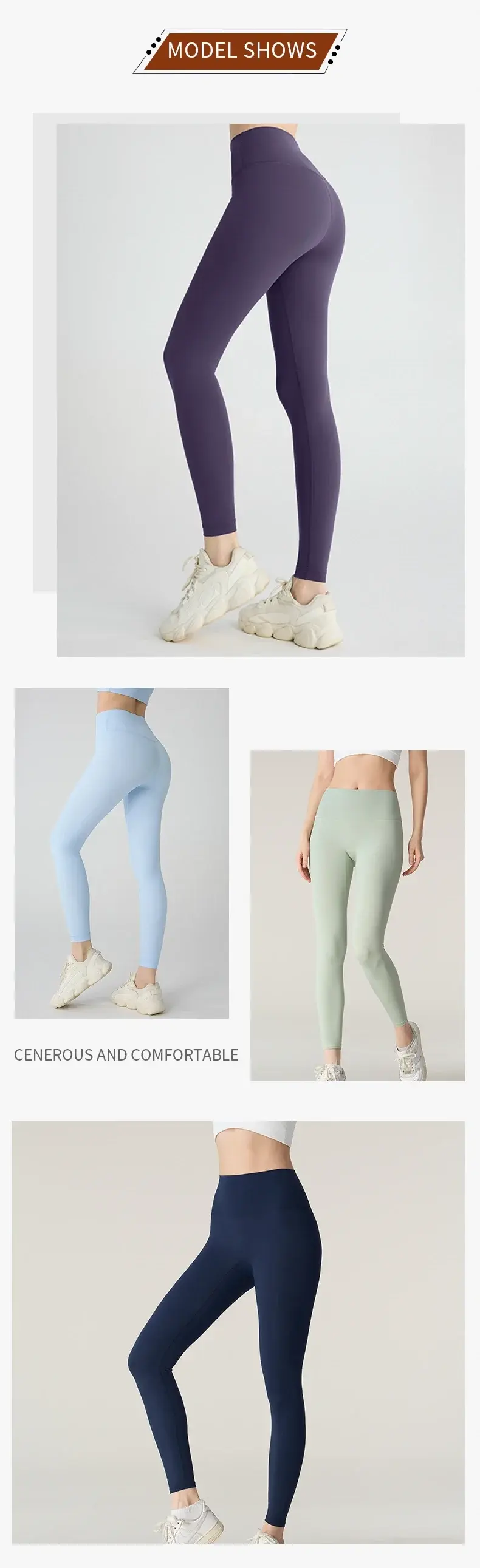 Miniatura: Summer Hot Sale Yoga Leggings High Waist Breathable Quick Drying Yoga Pants Fitn