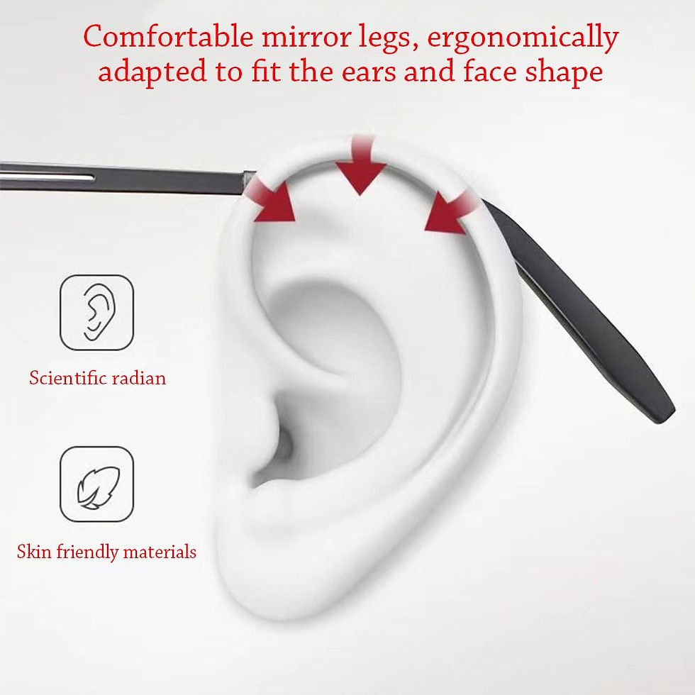Thumbnail: High Quality Pure Titanium Reading Glasses for Men Anti Blue Light Presbyopia Ey