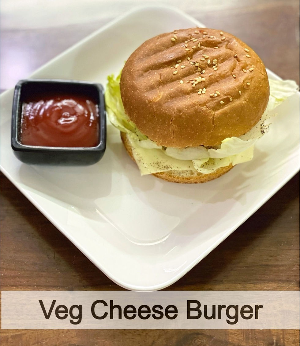 Veg Cheese Burger Ishri's Kitchen Recipe