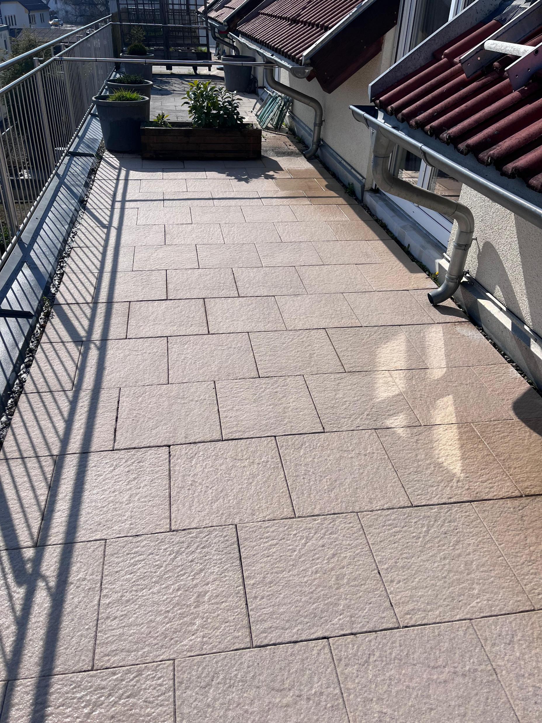 Terrassensteinreinigung