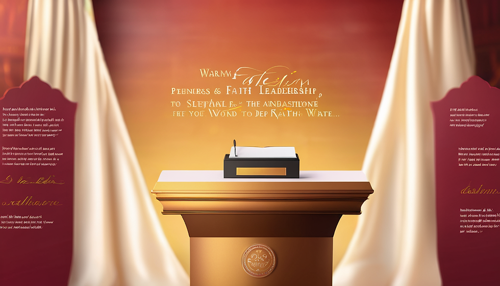 Faith and Leadership Summit