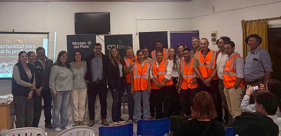 Montes del Plata impulsa iniciativa para fortalecer a pequeños productores rurales en Algorta