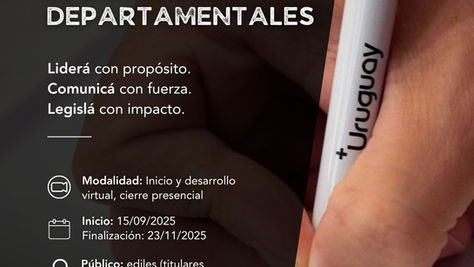 +Uruguay lanza programa de formación para ediles de los 19 departamentos