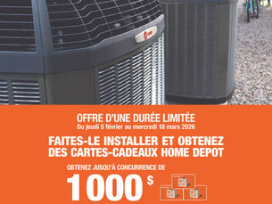 Confiez-Nous L'Installation Offre Home Depot