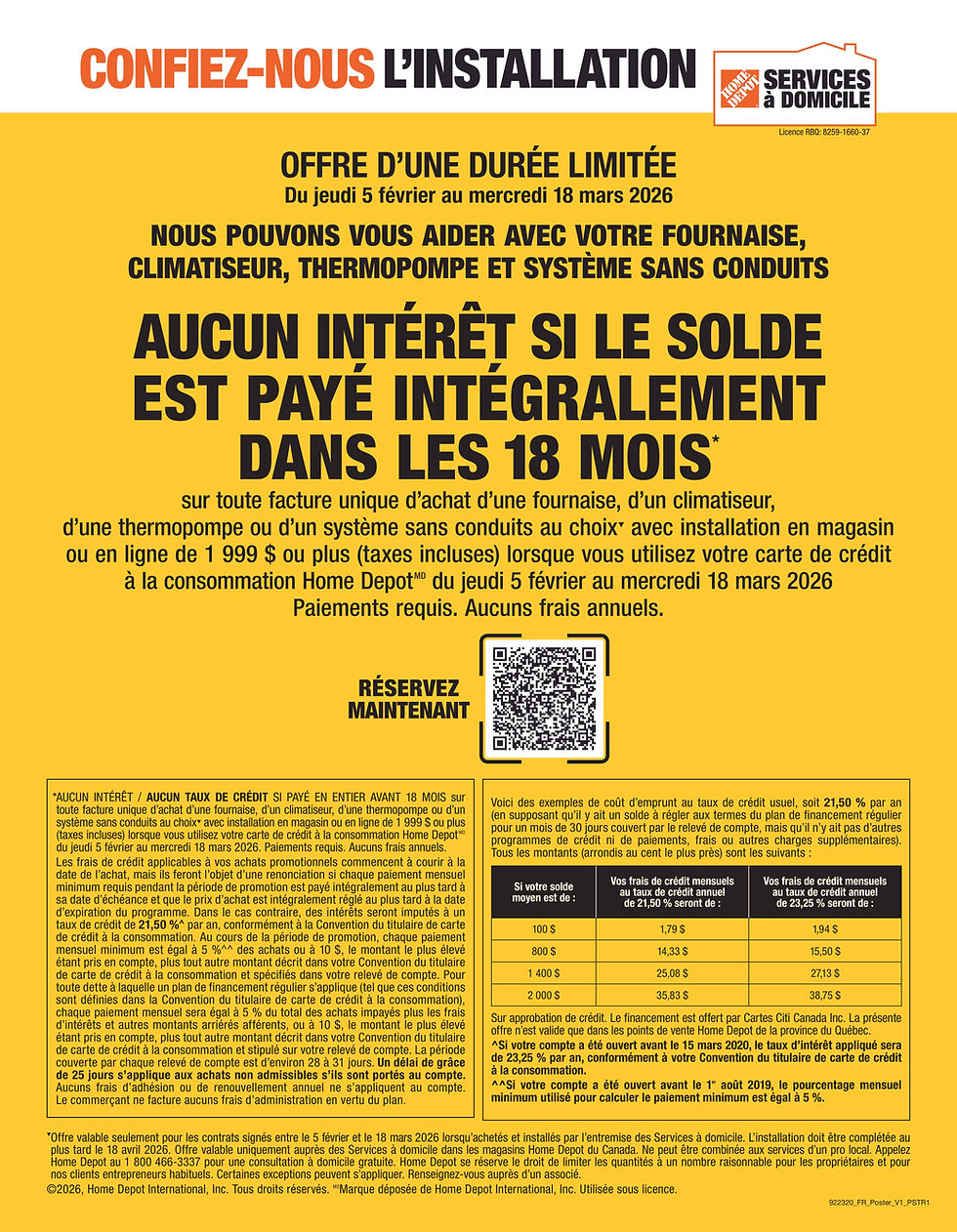 Confiez-Nous L'installation - Aucun Intérêt Si Le Solde Est Payé Intégralement Dans Les 18 Mois