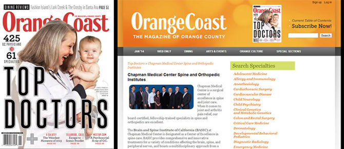 Orange Coast Magazine, January 2014