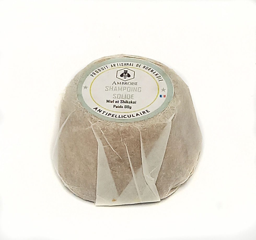 Shampoing solide antipelliculaire à l'ortie et au miel