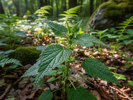 L'ortie piquante , ingrédient phare dans le shampoing solide antipelliculaire
