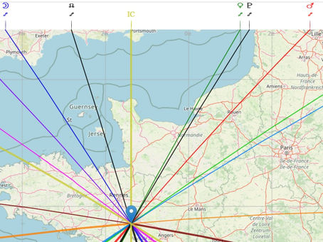 La géographie astrale pour répondre à la question Où