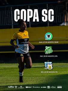 Meninas Carvoeiras iniciam defesa do título na Copa SC Sub-15 Feminina