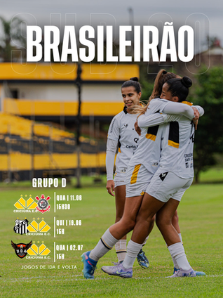 Criciúma conhece adversários e regulamento do Brasileirão Feminino Sub-20
