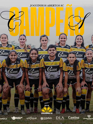 Meninas Carvoeiras conquistam os Joguinhos Abertos de SC com campanha invicta