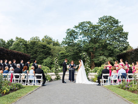 A Romantic Garden Wedding at The Gardens at Elm Bank - Laura & Steve