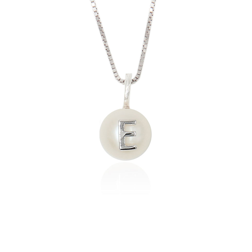 Thumbnail: Initial Pearl - Necklace (A-M)