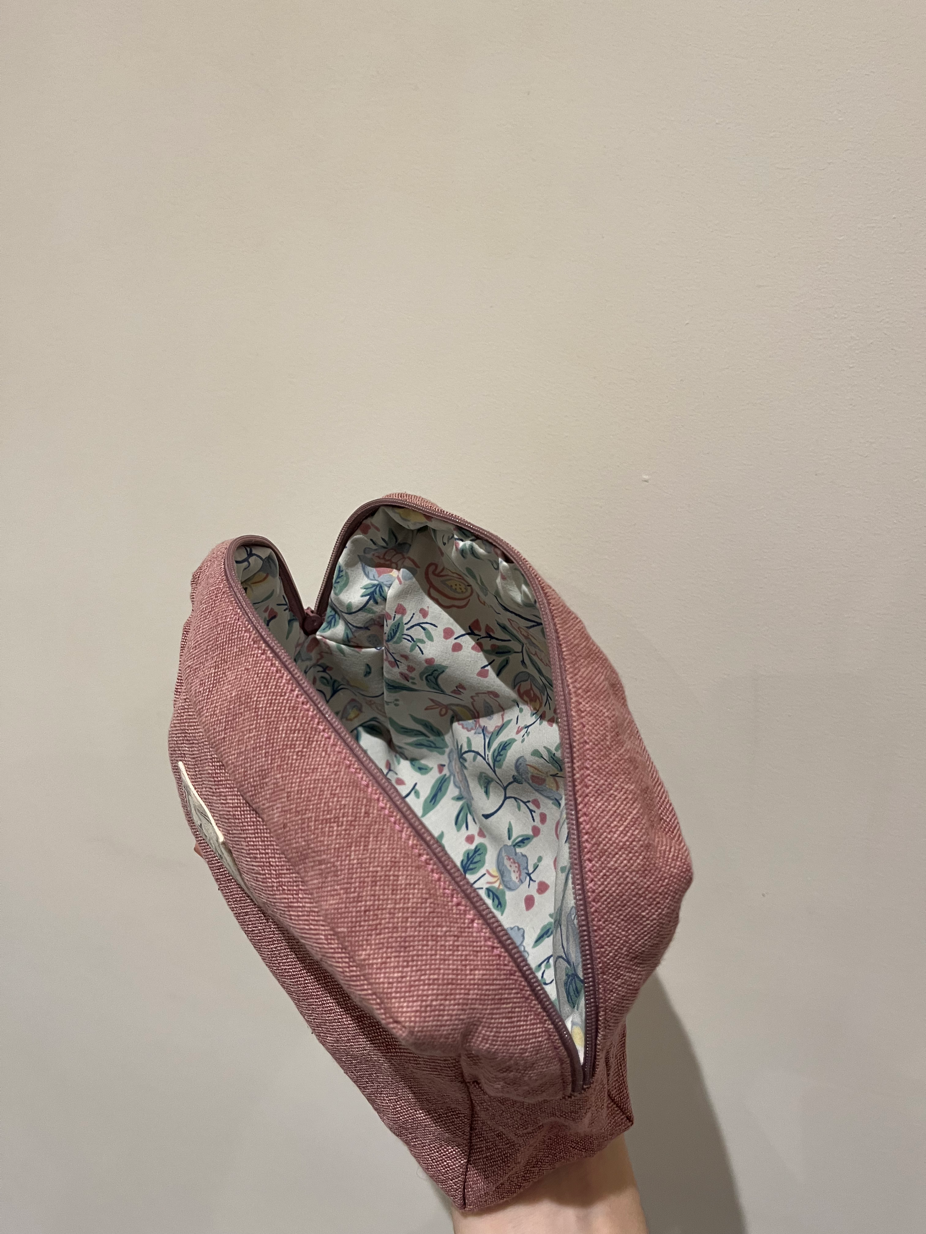 Petite Pochette Rose/Fleurs