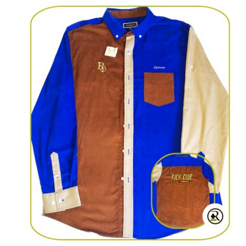 RCB Polo - Brown/Blue