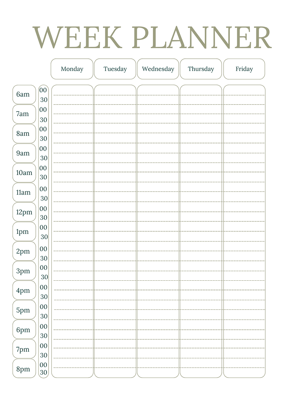 Thumbnail: Student Planner - Girl's Retro Flower Theme - PDF