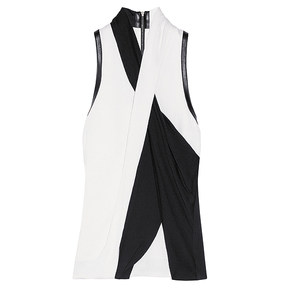 h lang draped leather trimmed crepe top_204e.png