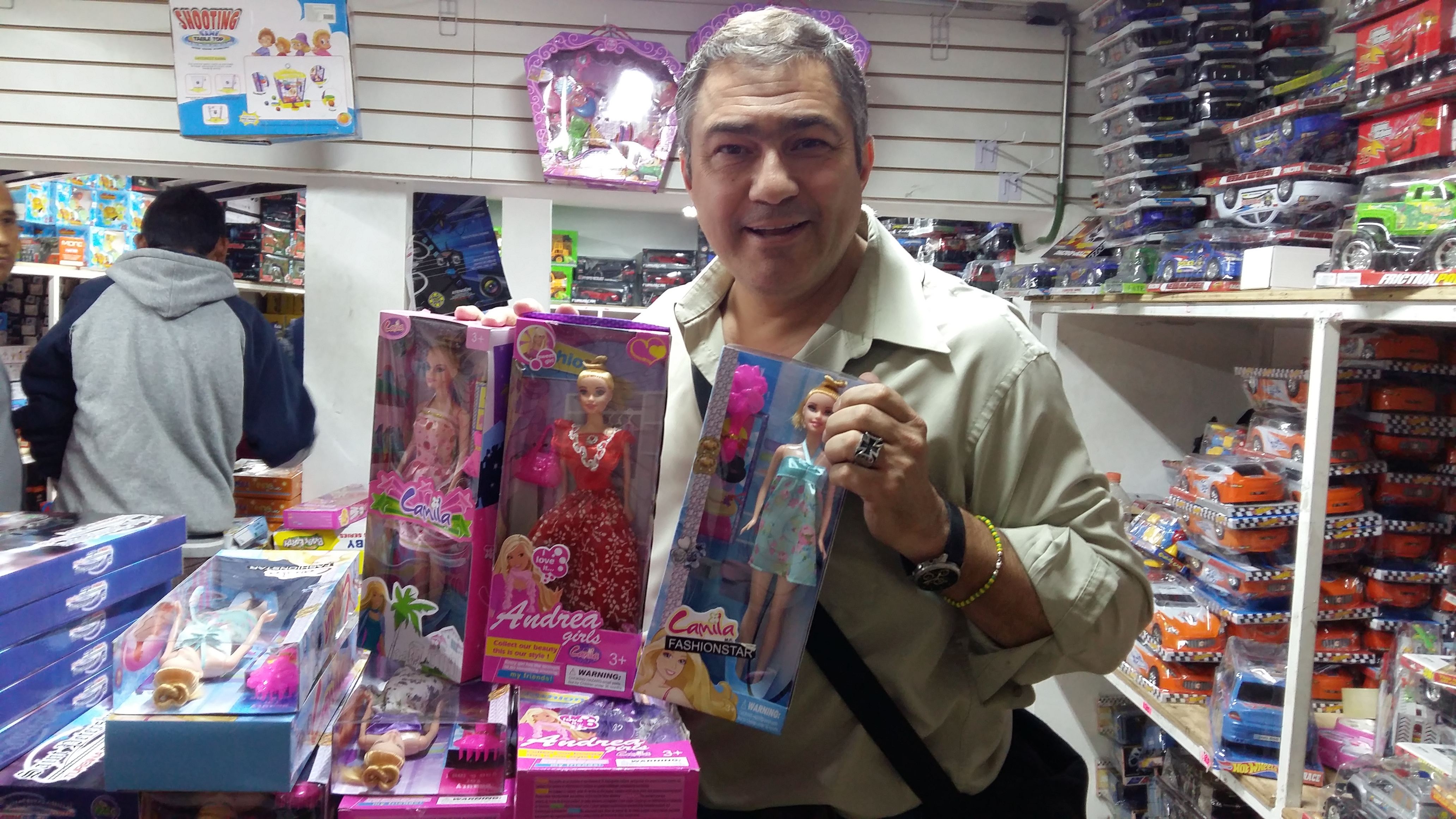 Seleccionando juguetes