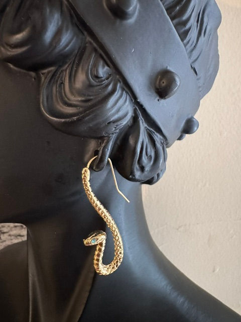 Thumbnail: Snake Dangle Earrings