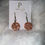 Thumbnail: Rose Gold Orchid Dangling Earrings