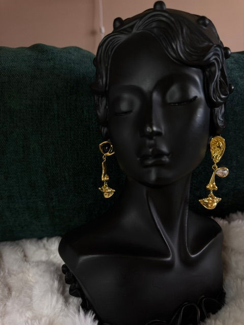 Thumbnail: Eyes & Ears Dangly Earrings