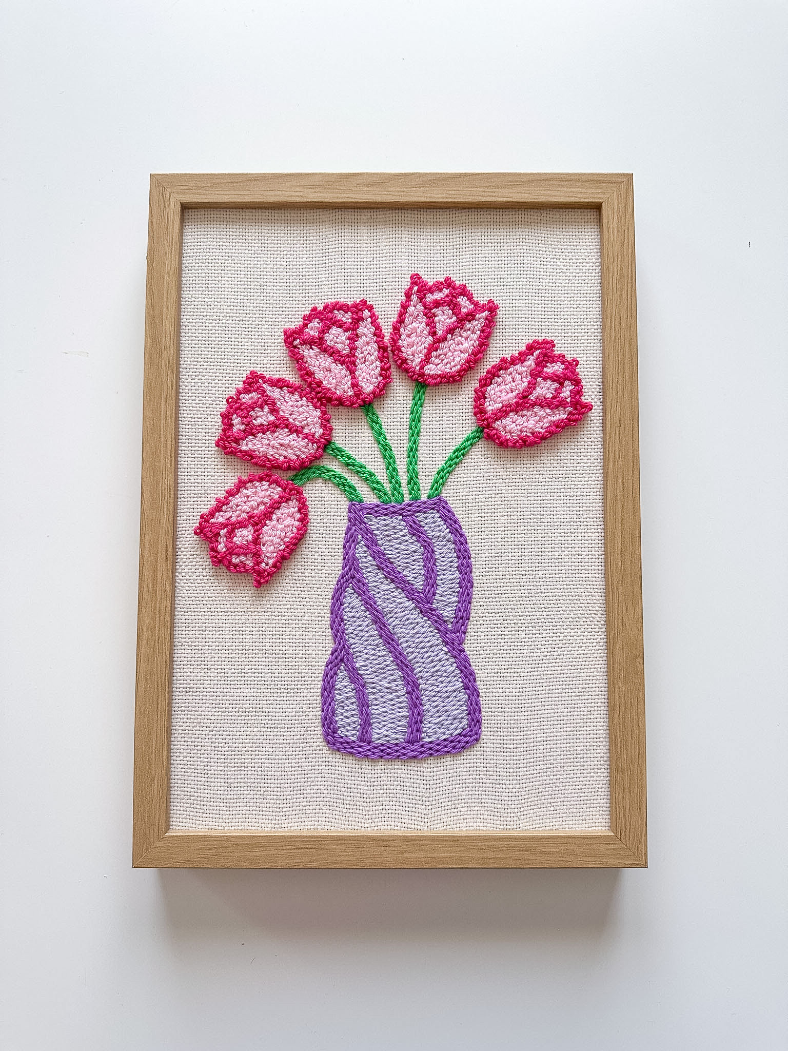 Cadre Vase de Tulipes