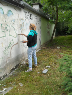 Bajkowy mural