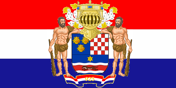 Flaga Urzędowa Królestwa Chorwacji