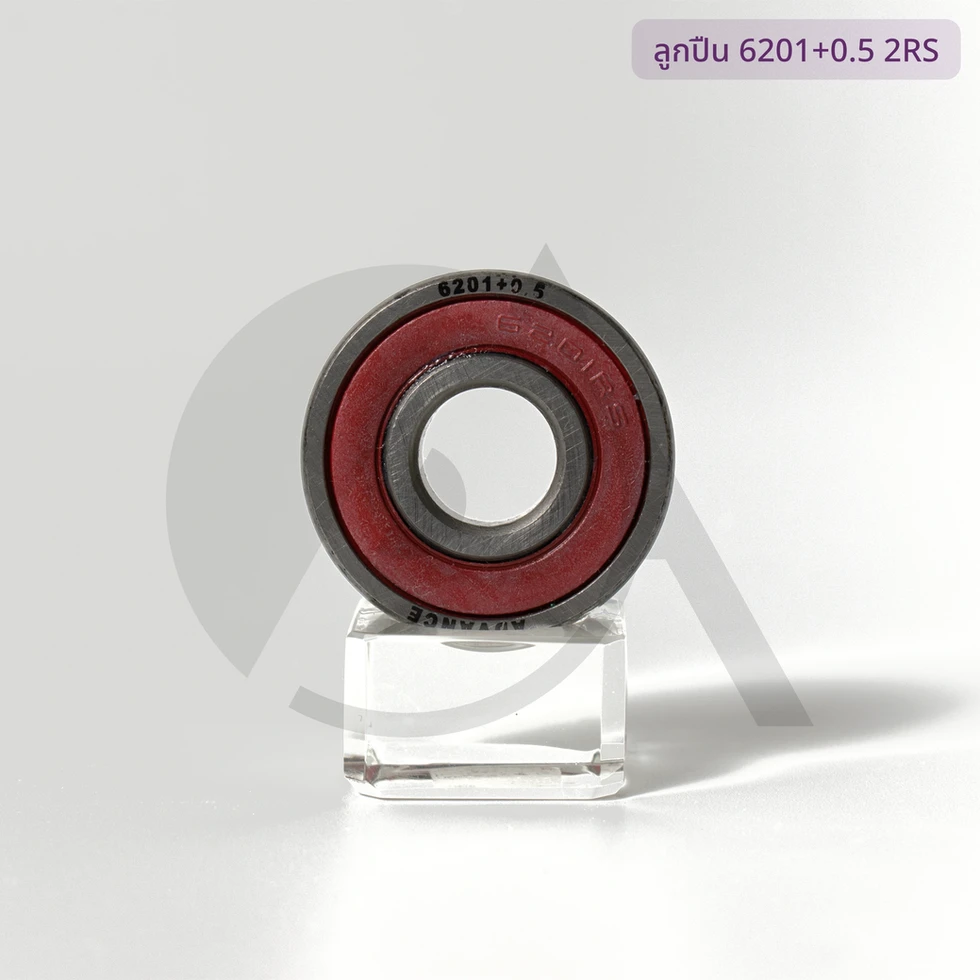 ลูกปืนดุมแต่งขยายขอบ เบอร์ 6201+0.5 มม. 2RS ภาพถ่ายจริง จาก AXiSSEn
