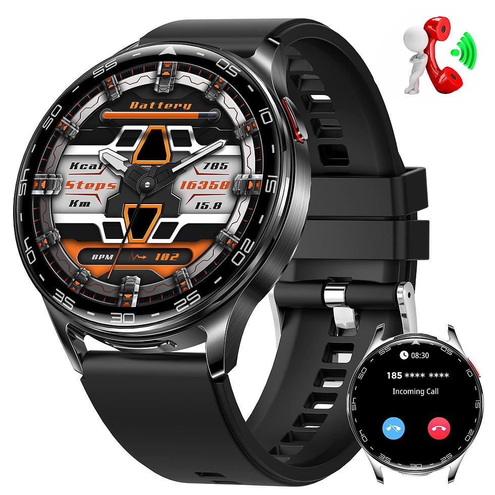 Thumbnail: EIGIIIS Smart Watch with Earbuds1.39"HD Fitness Watch with Heart Rate Blood Oxyg