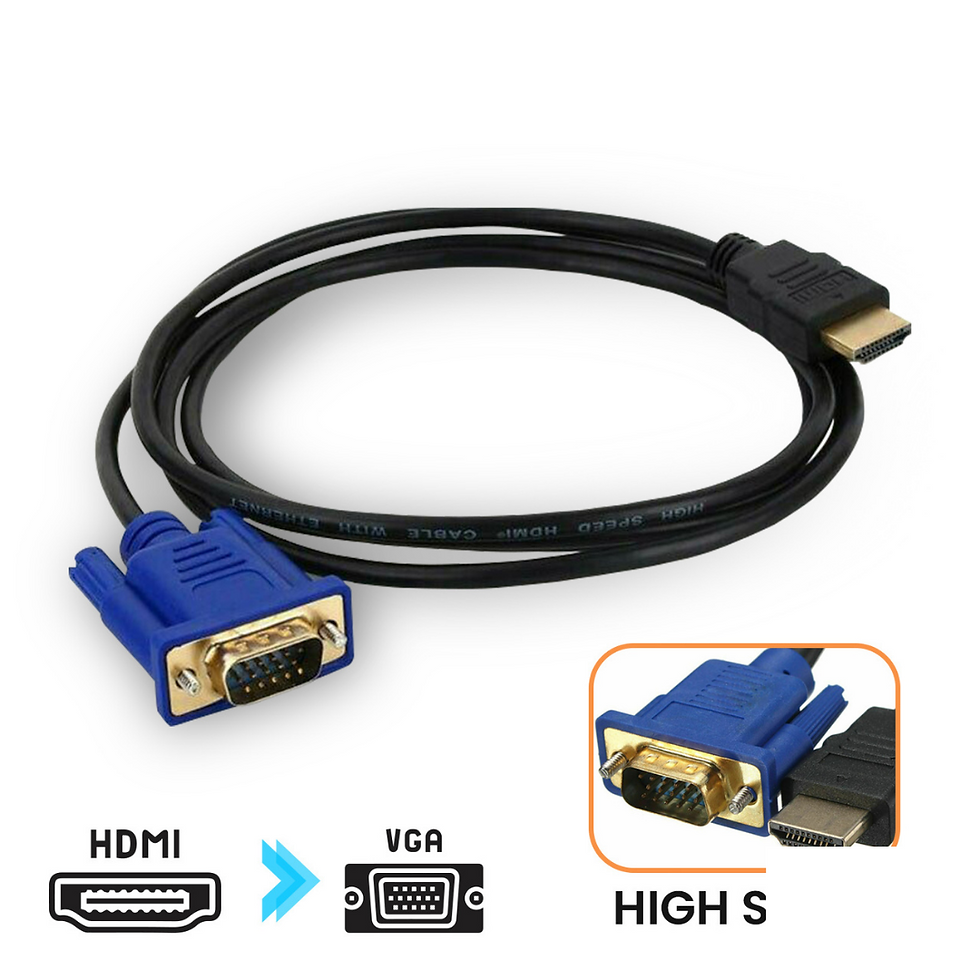 Thumbnail: HDMI Male To VGA Male Cable