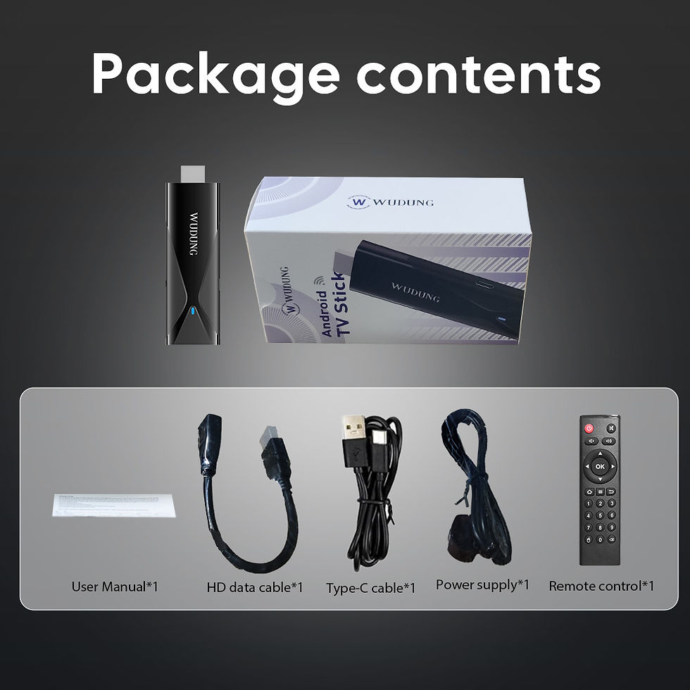 Thumbnail: WUDUNG TX8 Smart TV Box Android 10 TV Stick Allwinner H313 2.4G WIFI 4K MINI TV