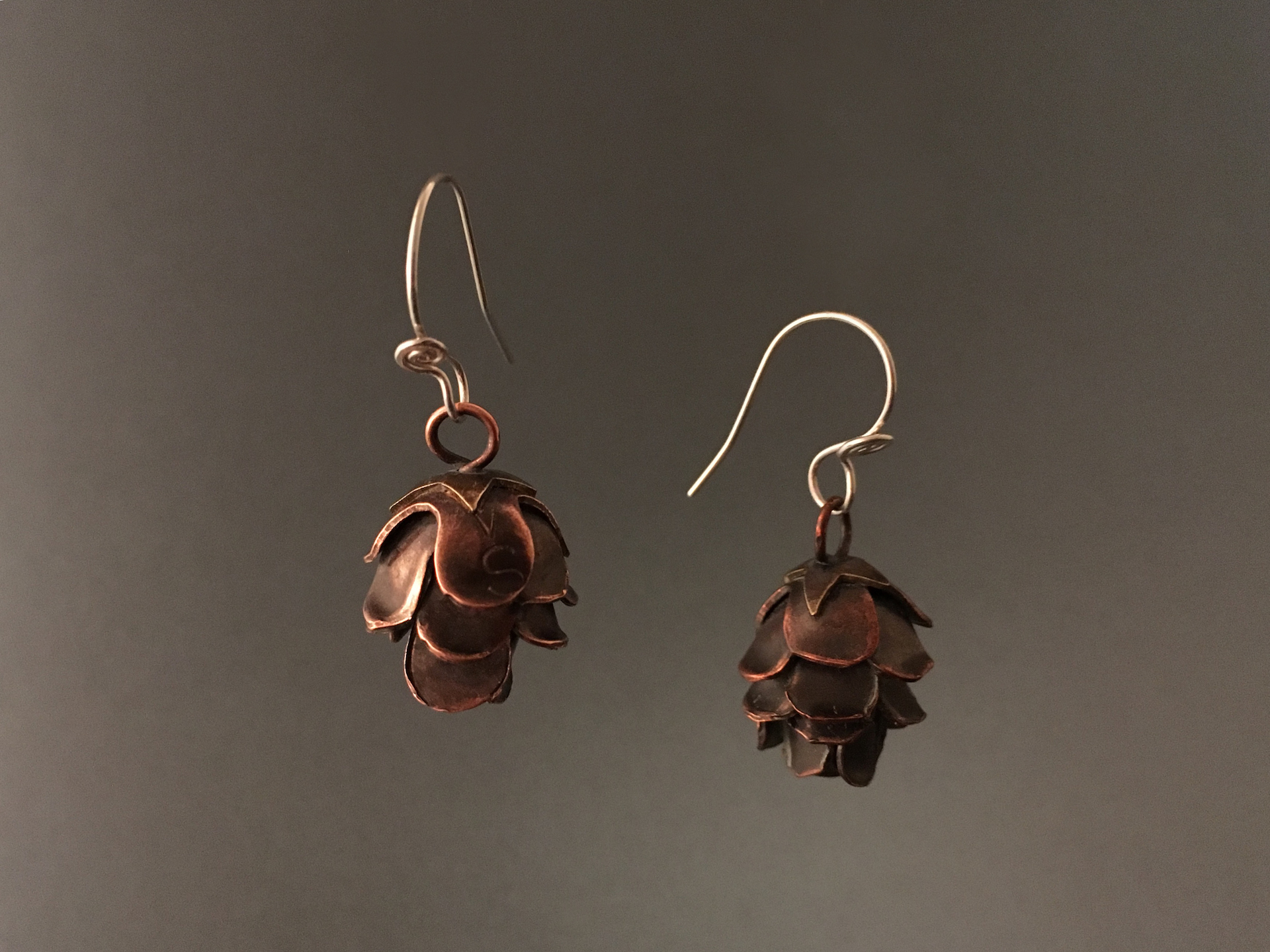 Hemlock Cone Earrings $78