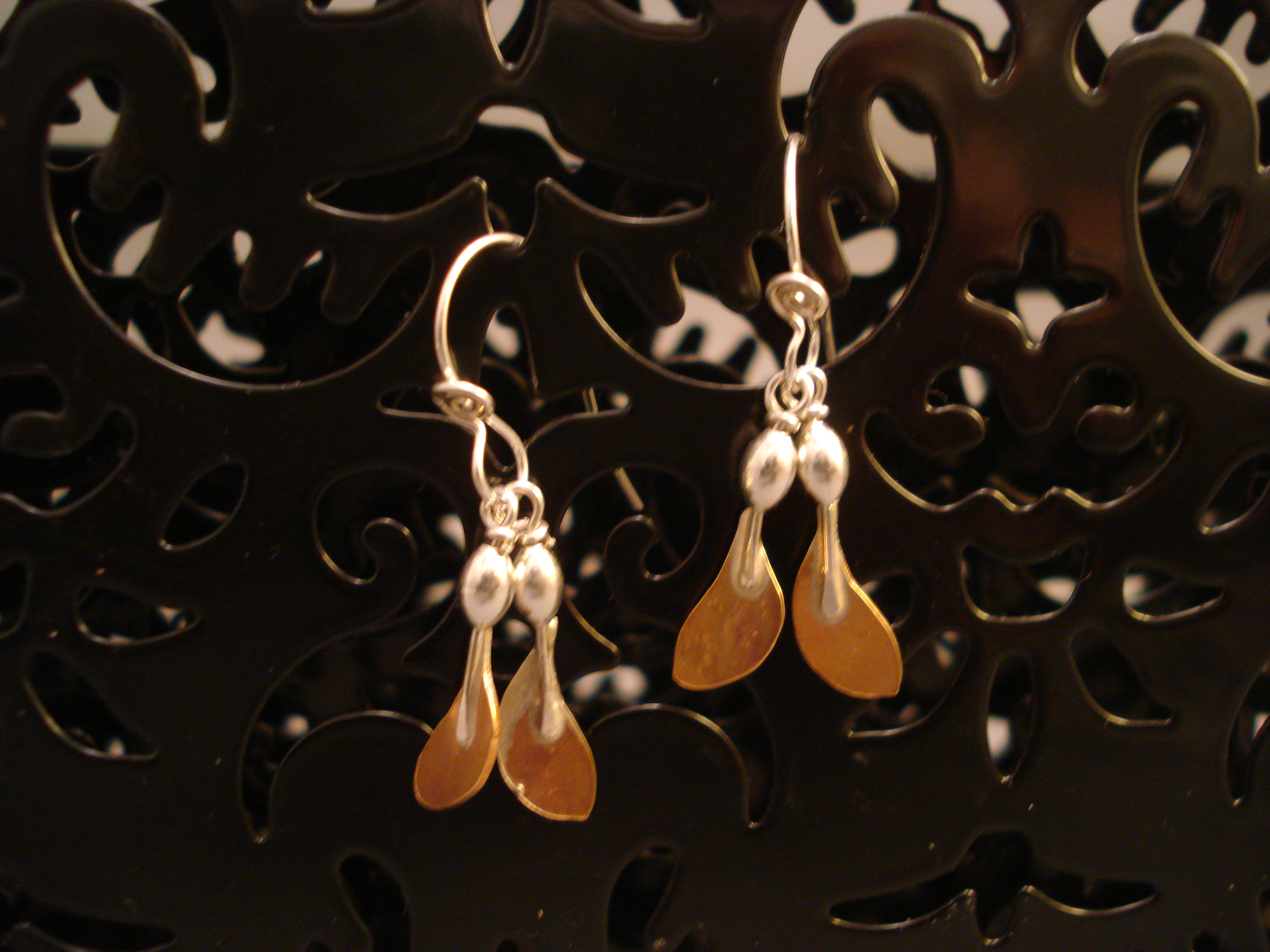 Maple Seed Earrings, small $28