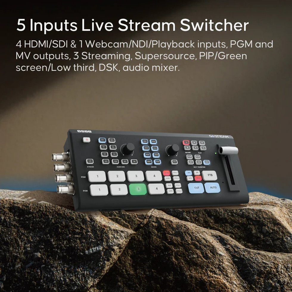 Thumbnail: video switcher for live streaming