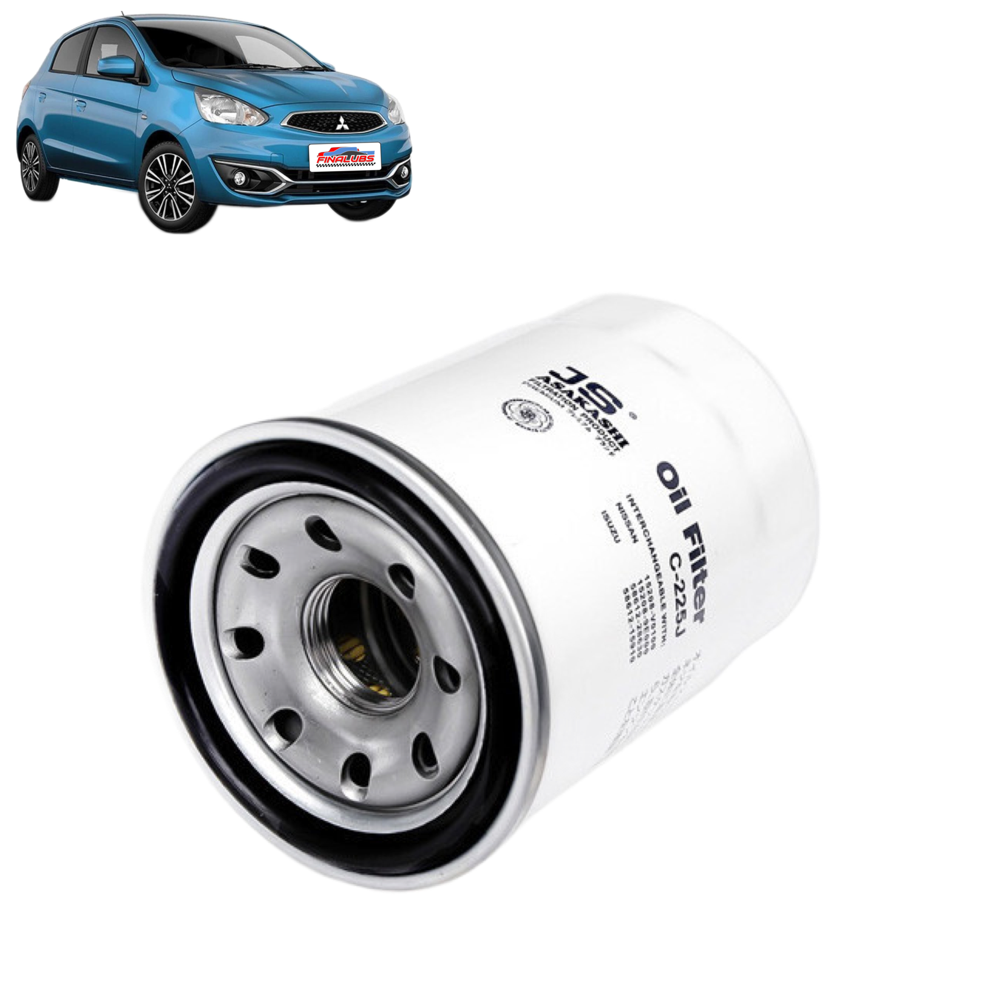Filtro de Aceite JS Asakashi para Mitsubishi Mirage 1.2 2016-2021
