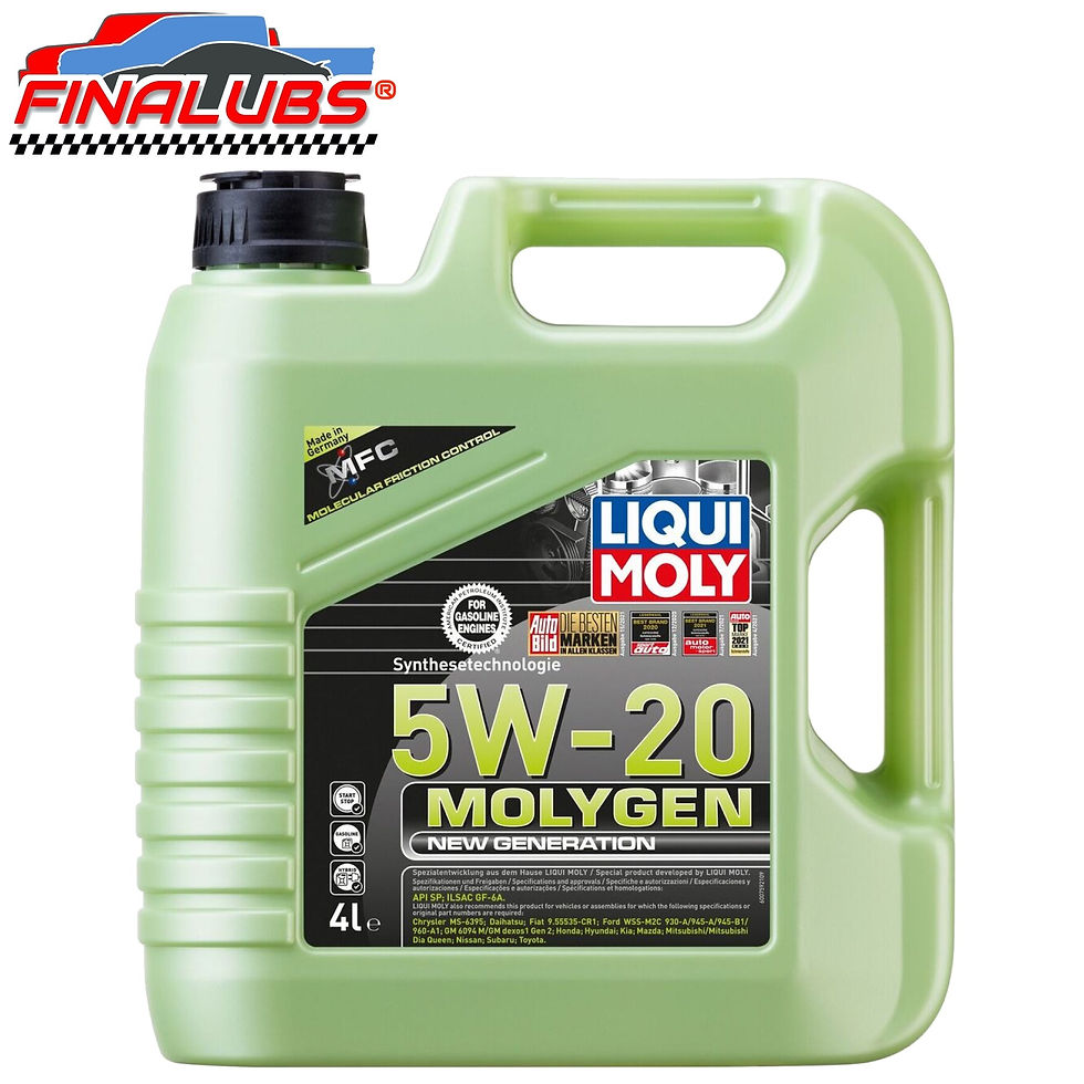 Aceite Liqui Moly Molygen 5W20 Ford F150 Jeep Compass Wrangler