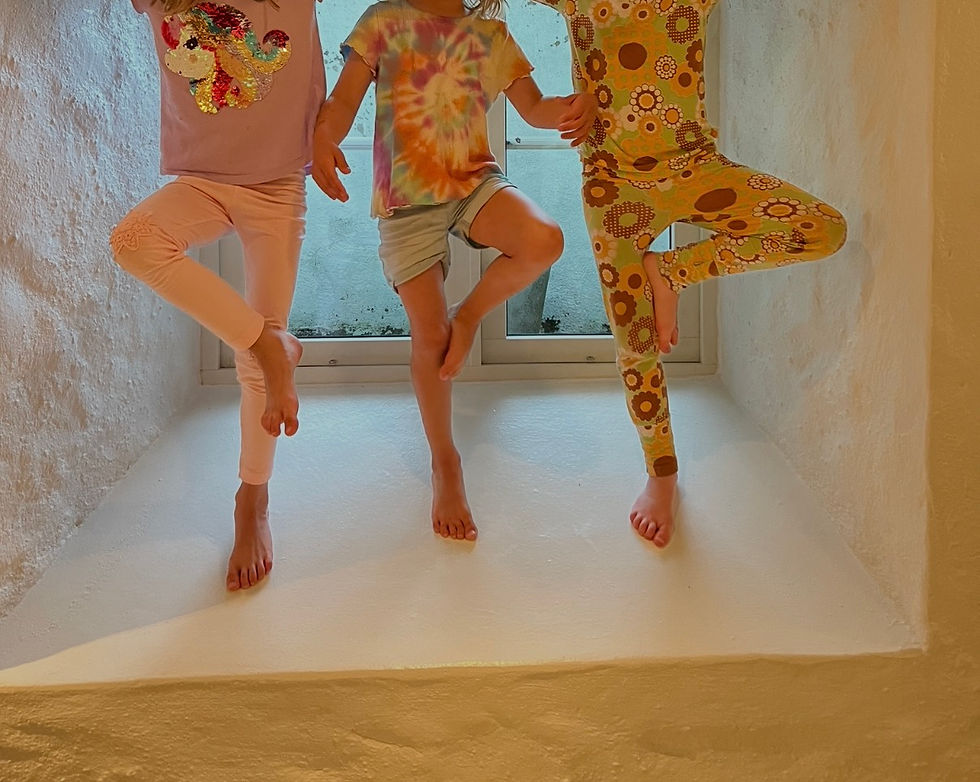 Barneyoga dropin 10. mars