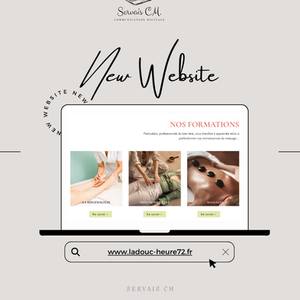 Refonte du site L'univers du bien naitre réalisée par Servais CM