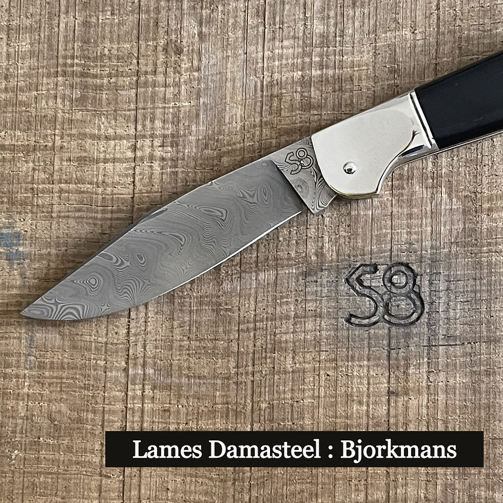 Miniature : 58 - Plein Manche Micarta Noir