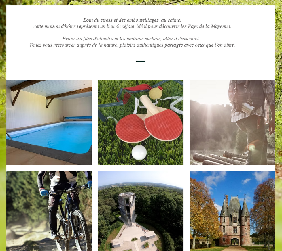 site Les Herbages de Beauvais – maison d’hôtes en Normandie, création Servais CM